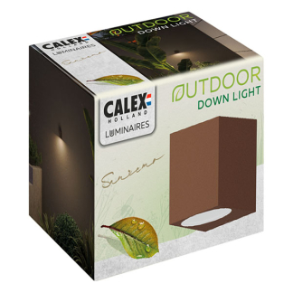 Calex Wandlamp buiten | Calex | Sanremo (GU10, Down, Roest) 4301000400 K150101123 - 3