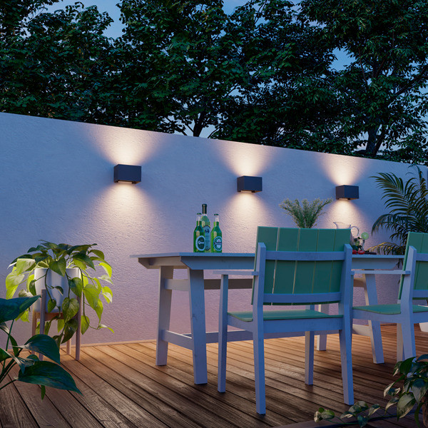 Calex Wandlamp buiten | Calex | Venice (Led, 7W, Up/Down, Lichthoek aanpasbaar, Antraciet) 7001000800 K150101136 - 2