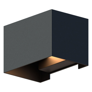 Calex Wandlamp buiten | Calex | Venice (Led, 7W, Up/Down, Lichthoek aanpasbaar, Zwart) 7001000600 K150101134