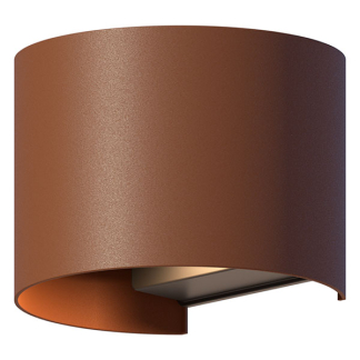 Calex Wandlamp buiten | Calex | Verona (Led, 7W, Up/Down, Lichthoek aanpasbaar, Roest) 7001000400 K150101132