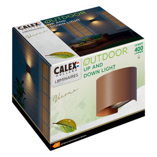 Calex Wandlamp buiten | Calex | Verona (Led, 7W, Up/Down, Lichthoek aanpasbaar, Roest) 7001000400 K150101132 - 2