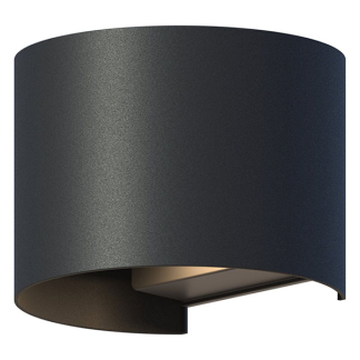 Calex Wandlamp buiten | Calex | Verona (Led, 7W, Up/Down, Lichthoek aanpasbaar, Zwart) 7001000300 K150101131