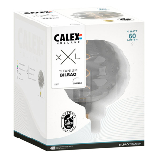 Calex XXL | Bilbao | E27 (4W, 60lm, 1800K, Dimbaar, Titanium) 2101002100 K170203798 - 5