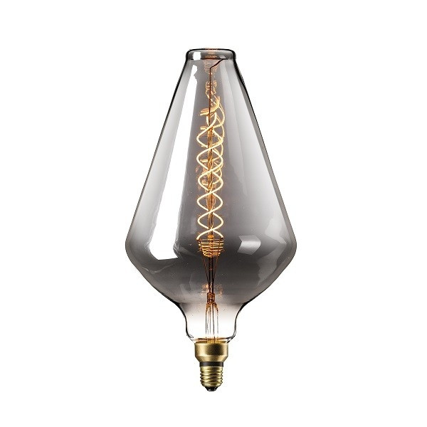 Calex XXL | Vienna | E27 (6W, 80lm, 1800K, Dimbaar, Titanium) 2101001300 K170203702 - 1