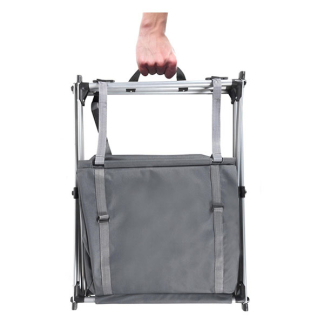 Camp Active Campingkast | Camp Active | 95 x 53 x 49 cm (Opvouwbaar, Antraciet) 871125216048 K170105173 - 3