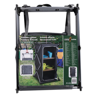 Camp Active Campingkast | Camp Active | 95 x 53 x 49 cm (Opvouwbaar, Antraciet) 871125216048 K170105173 - 4