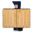 Camp Active Campingtafel | Camp Active | 75 x 55 x 71 cm (Verstelbaar, Bamboe en aluminium) 871125255686 K170105172 - 4