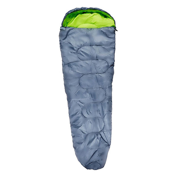 Camp Active Slaapzak | Camp Active | 210 x 80 cm (Mummy, Grijs/Geel) 50135 K180107526 - 1
