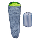 Camp Active Slaapzak | Camp Active | 210 x 80 cm (Mummy, Grijs/Geel) 50135 K180107526 - 4