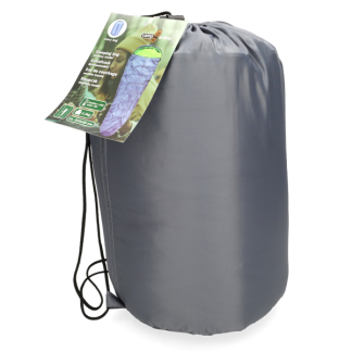 Camp Active Slaapzak | Camp Active | 210 x 80 cm (Mummy, Grijs/Geel) 50135 K180107526 - 4