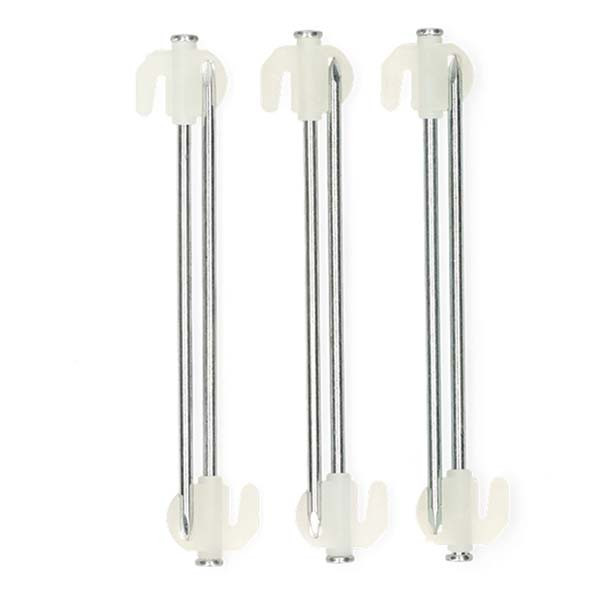 Azarxis Zandtenthaken Sneeuwtentstokken U-vormige Kampeerhaak voor Zand Zware Duty Aluminium Legering Grondhaak Lichtgewicht Metalen Tentnagels 6 Stuks voor Picknick Strand Outdoor Camping (Rood