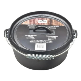 Cast Iron Dutch Oven | Cast Iron | Ø 25 x 11 cm (4 liter, Gietijzer) 23460424 K170105217 - 2