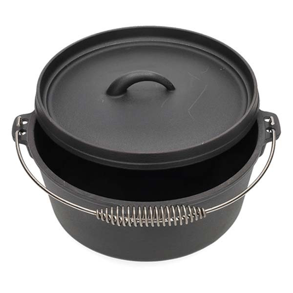 Cast Iron Dutch Oven | Cast Iron | Ø 25 x 11 cm (4 liter, Gietijzer) 23460424 K170105217 - 2