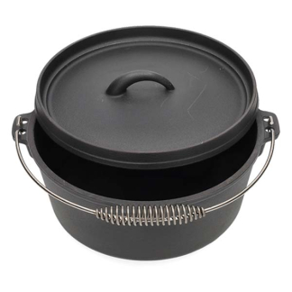 Cast Iron Dutch Oven | Cast Iron | Ø 25 x 11 cm (4 liter, Gietijzer) 23460424 K170105217 - 2