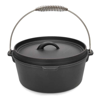 Cast Iron Dutch Oven | Cast Iron | Ø 25 x 11 cm (4 liter, Gietijzer) 23460424 K170105217 - 1