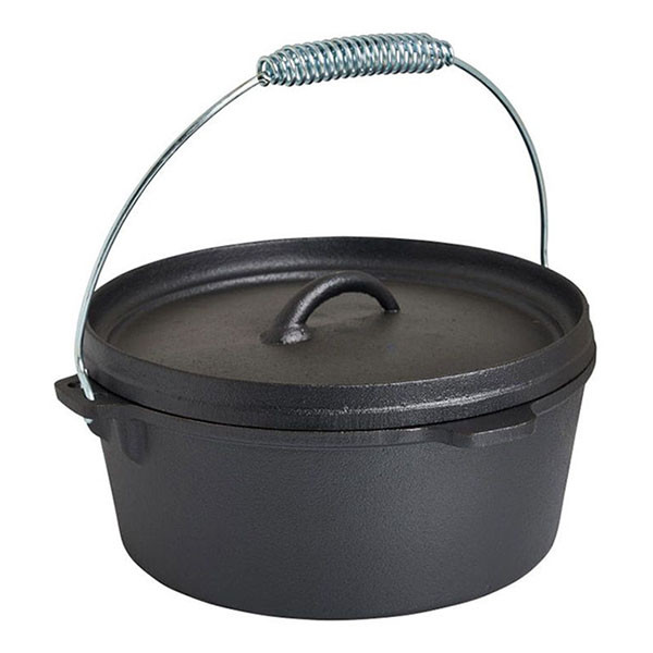 Cast Iron Dutch Oven | Cast Iron | Ø 28 x 13 cm (8 liter, Gietijzer) 23460428 K170105218 - 1