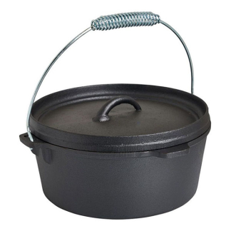 Cast Iron Dutch Oven | Cast Iron | Ø 28 x 13 cm (8 liter, Gietijzer) 23460428 K170105218 - 1