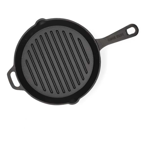 Cast Iron Grillpan | Cast Iron | Ø 26.5 cm (Gietijzer) 23460388 K170105216 - 3