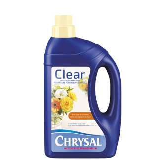 Chrysal Snijbloemenvoeding | Chrysal Clear | 1 liter (Kleurloos, Geurloos) 7440391210 K170501416 - 