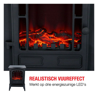 Classic Fire Sfeerhaard | Classic Fire  (1000/2000W, Vrijstaand, Ruimtes tot 22 m²) 871125222417 K170101196 - 4
