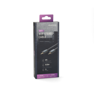 Clicktronic 3.5 mm jack kabel | Clicktronic | 3 m (Stereo, Verguld) 70479 K010214408 - 6