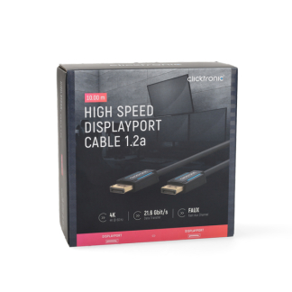 Clicktronic DisplayPort kabel 1.2 | Clicktronic | 10 meter (4K@60Hz) 70715 K010214405 - 6