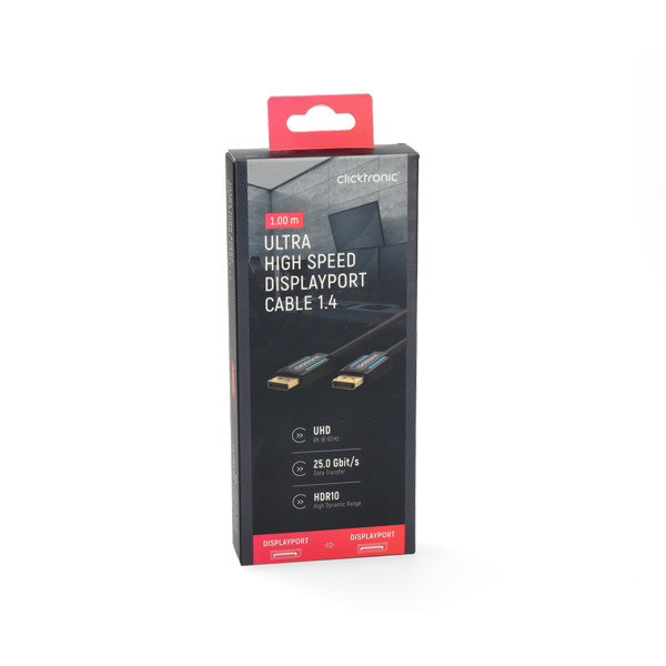 Clicktronic DisplayPort kabel 1.2 | Clicktronic | 1 meter (4K@60Hz) 70710 K010214400 - 6