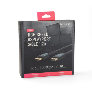 Clicktronic DisplayPort kabel 1.2 | Clicktronic | 7.5 meter (4K@60Hz) 70714 K010214404 - 6