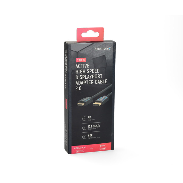 Clicktronic DisplayPort naar HDMI kabel | Clicktronic | 1 meter (4K@60Hz) 44923 K010214391 - 8