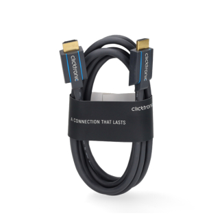 Clicktronic HDMI kabel 2.1 | Clicktronic | 0.5 meter (8K@60Hz, HDR, Premium gecertificeerd) 40987 K010214385 - 2