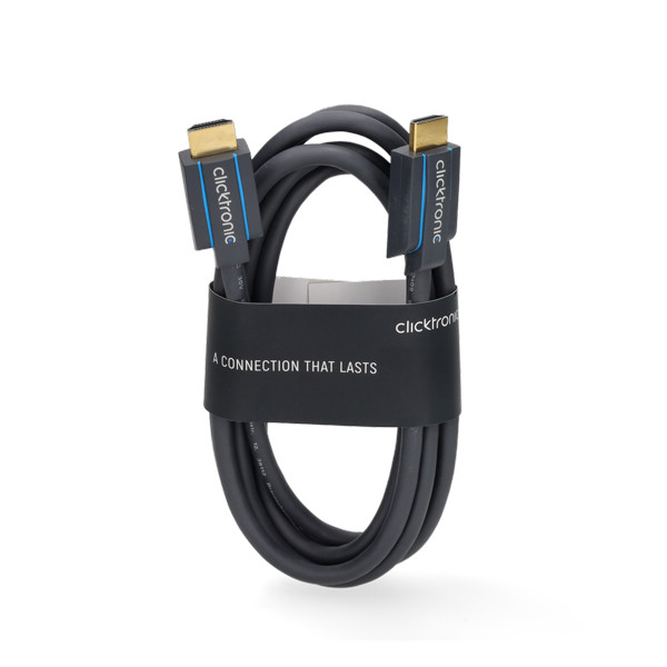 Clicktronic HDMI kabel 2.1 | Clicktronic | 1.5 meter (8K@60Hz, HDR, Premium gecertificeerd) 40989 K010214387 - 2