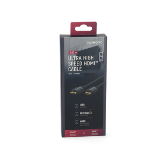 Clicktronic HDMI kabel 2.1 | Clicktronic | 1 meter (8K@60Hz, HDR, Premium gecertificeerd) 40988 K010214386 - 6