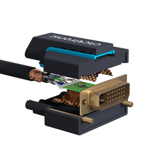 Clicktronic HDMI naar DVI kabel | Clicktronic | 1 meter (DVI-D, Dual Link, 100% koper, Verguld) 70340 K010214389 - 4