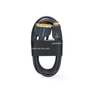 Clicktronic HDMI naar DVI kabel | Clicktronic | 1 meter (DVI-D, Dual Link, 100% koper, Verguld) 70340 K010214389 - 2