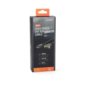 Clicktronic HDMI naar DVI kabel | Clicktronic | 2 meter (DVI-D, Dual Link, 100% koper, Verguld) 70341 K010214390 - 7