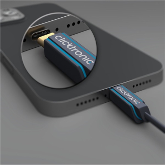 Clicktronic USB C naar HDMI kabel | Clicktronic | 1 meter (4K@60Hz, Verguld) 44928 K010214410 - 5