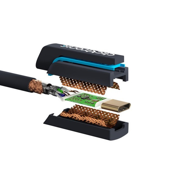Clicktronic USB C naar HDMI kabel | Clicktronic | 2 meter (4K@60Hz, Verguld) 44929 K010214411 - 4