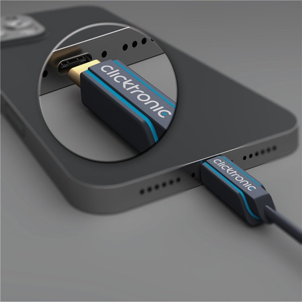Clicktronic USB C naar HDMI kabel | Clicktronic | 2 meter (4K@60Hz, Verguld) 44929 K010214411 - 5