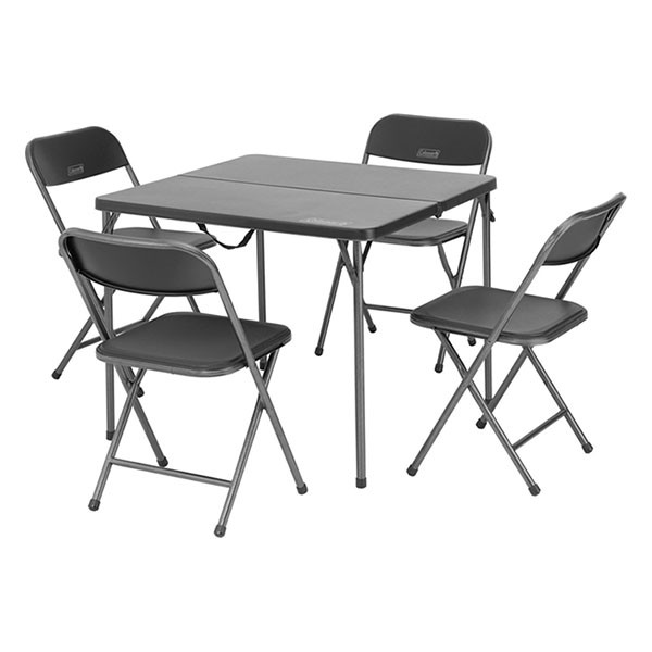 Coleman Campingset | Coleman | 5-delig (Inklapbaar, Kunststof, Antibacteriële Coating, Zwart) 01579 K170104882 - 1