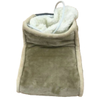 Voetenwarmer | Commodoor | 30 x 23 x 30 centimeter (Elektrisch, 100W, 2 verwarmingsstanden, Grijs)