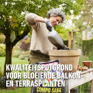 Compo Bloeiende planten en geraniums potgrond | Compo | Sana | 20 liter (Aqua mix, Meststof) 2229714017 K170116073 - 5