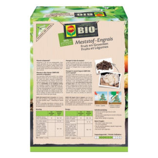 Compo Fruit en groenten mest | Compo | 3.5 kg (Organisch, Hersluitbaar) 2037602017 K170116085 - 2