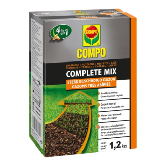 Compo Gazon hersteller | Compo | 6 m² (Graszaad, Grond, Meststof, Kalk, Strooidoos, 1.2 kg) 2179602017 K170116050