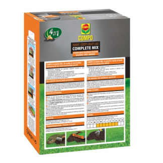 Compo Gazon hersteller | Compo | 6 m² (Graszaad, Grond, Meststof, Kalk, Strooidoos, 1.2 kg) 2179602017 K170116050 - 2