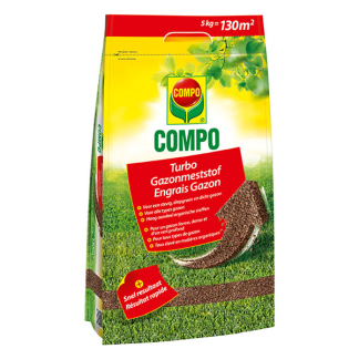 Compo Gazonmest | Compo | 130 m² (Snel resultaat, Hersluitbaar, 5 kg) 2859602017 K170116099
