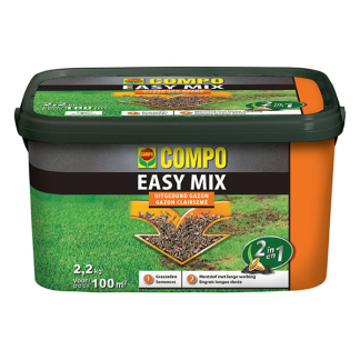 Compo Graszaad herstel | Compo | 100 m² (2-in-1, Meststof, 2.2 kg) 1026602017 K170116054 - 1