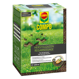 Compo Graszaad herstel | Compo | 100 m² (Snel kiemend, Strooidoos, 2 kg) 1387402017 K170116058 - 1