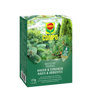 Compo Hagen en coniferen mest | Compo | 2 kg (Hersluitbaar) 1556212017 2561202017 K170116259