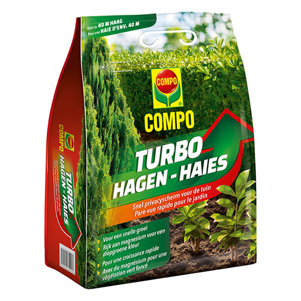 Compo Hagen en coniferen mest | Compo | 4 kg (Hersluitbaar) 2246602017/2246602017 K170116271 - 1