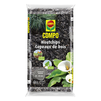 Compo Houtsnippers | Compo | 55 liter (Natuurlijk, Antraciet) 2378504017 K170115941